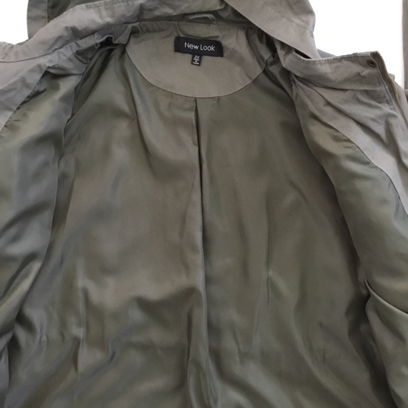 New Look Utility Jacket Cargo Army Green Size 2X - Picture 6 of 10